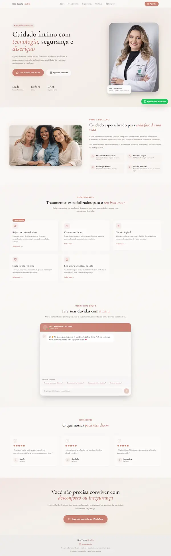 Dra. Tarma Keullin - site profissional